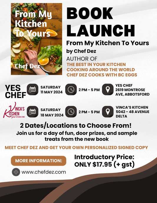 Chef Dez's Cookbook Launch!