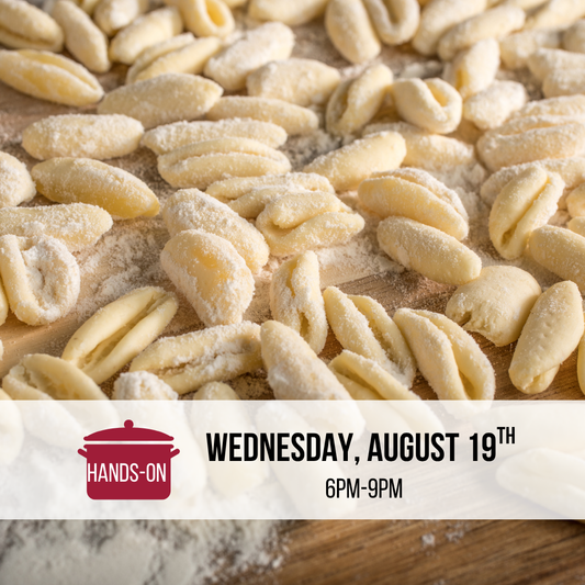 Pasta Making 102: Shapes with Chef Adrian