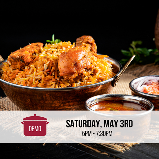 Biryani Workshop with Chef GJ