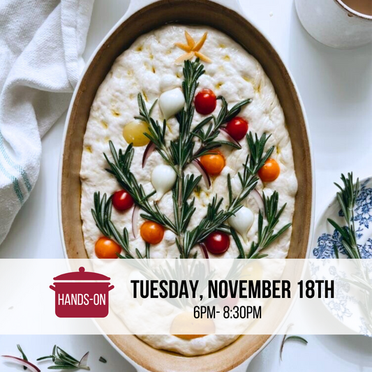 Holiday Focaccia with Charlie