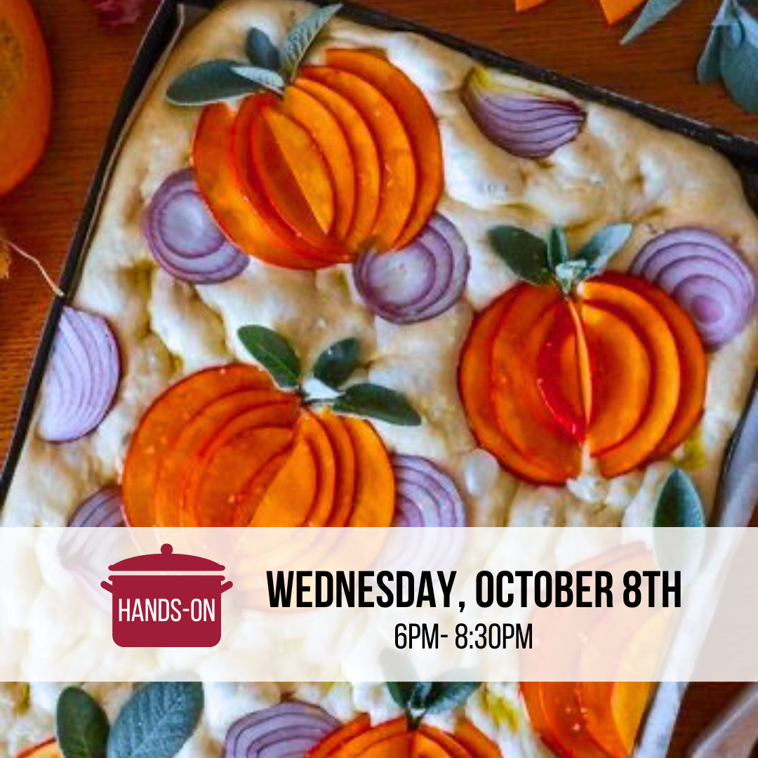 Focaccia for Thanksgiving with Charlie