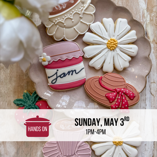 Mother's Day Afternoon Tea Cookie Decorating with Sam