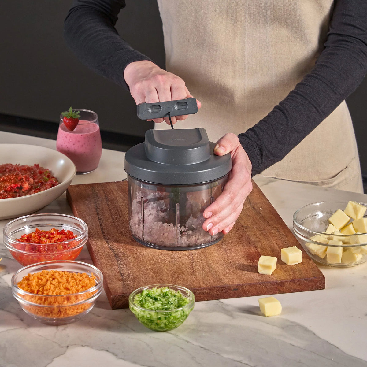 ZYLISS Easy Pull Food Processor
