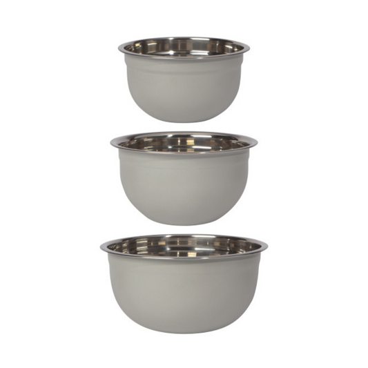 NOW DESIGNS Stainless Mixing Bowl Set - Fog