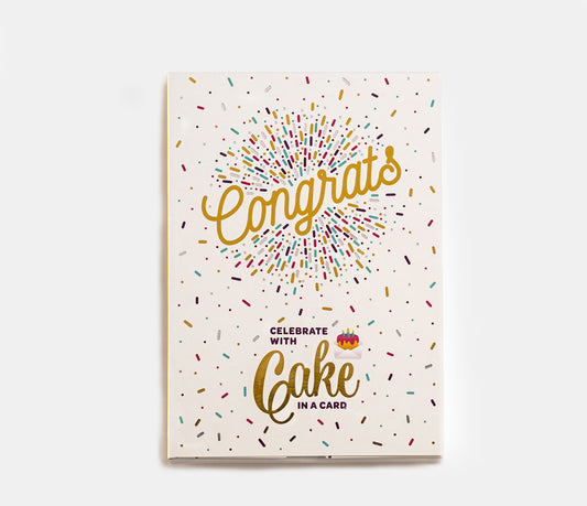 INSTACAKE Cake Card - Congrats!