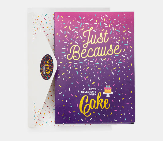 INSTACAKE Cake Card - Just Because
