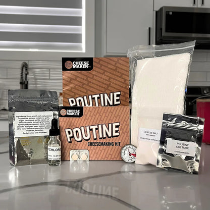 CHEESE MAKER Poutine Cheese Curds Kit