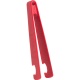 TRUDEAU Silicone Toaster Tongs - Red, 7''