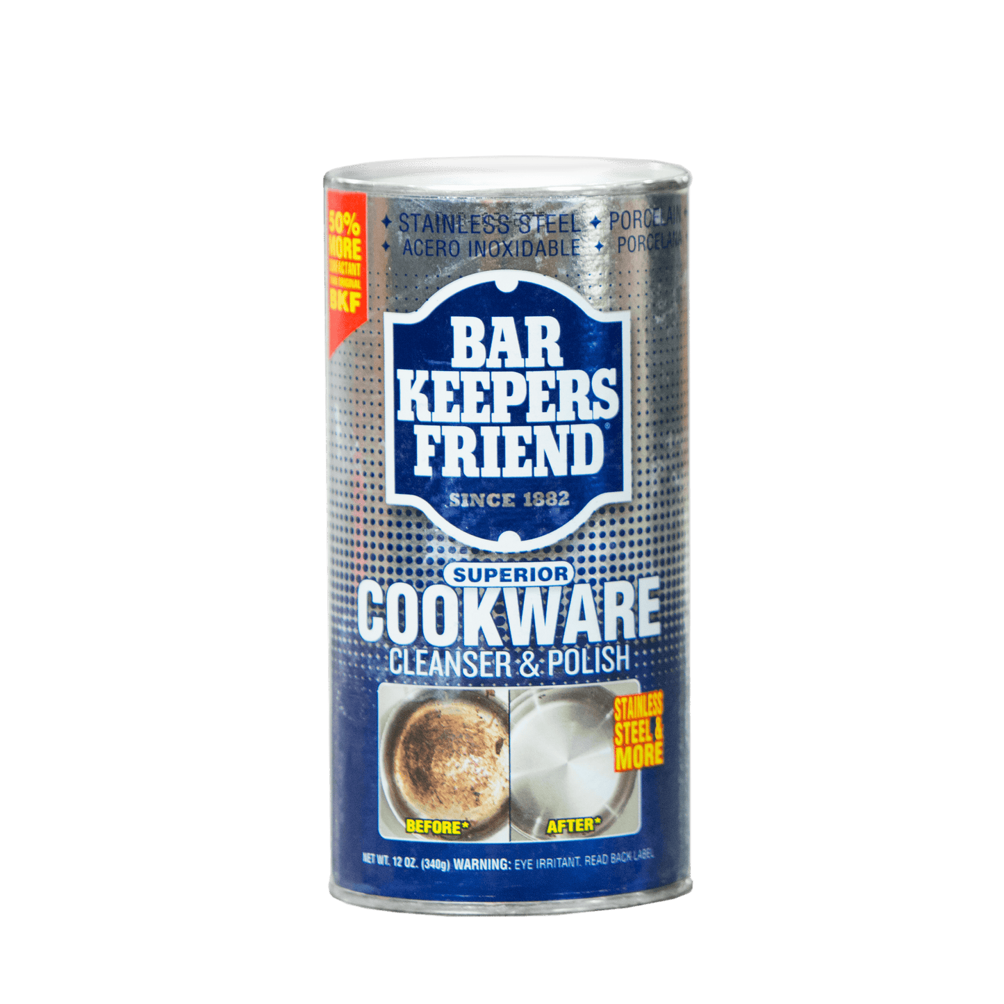 BAR KEEPERS FRIEND Powder Cleanser and Polish - Cookware, 12 oz