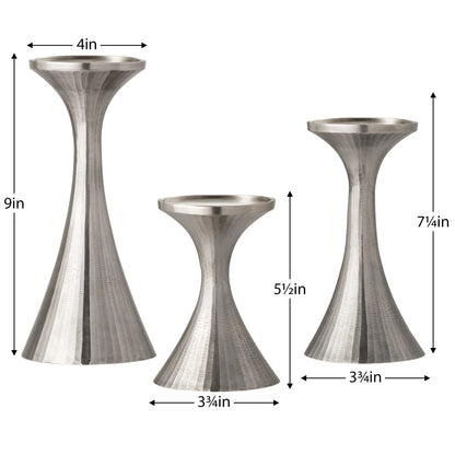 TORRE & TAGUS Tomar Pewter Candle Holder