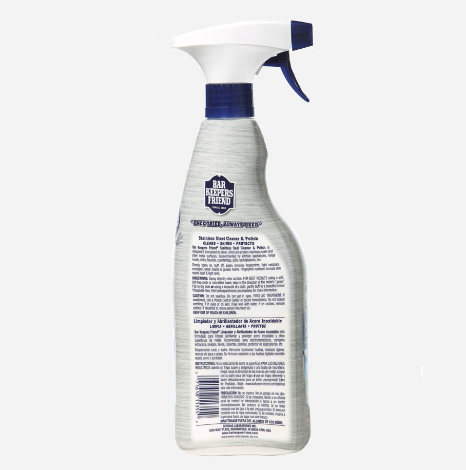 BAR KEEPERS FRIEND Cream Cleaner & Polish - Stainless Steel, 750 ml