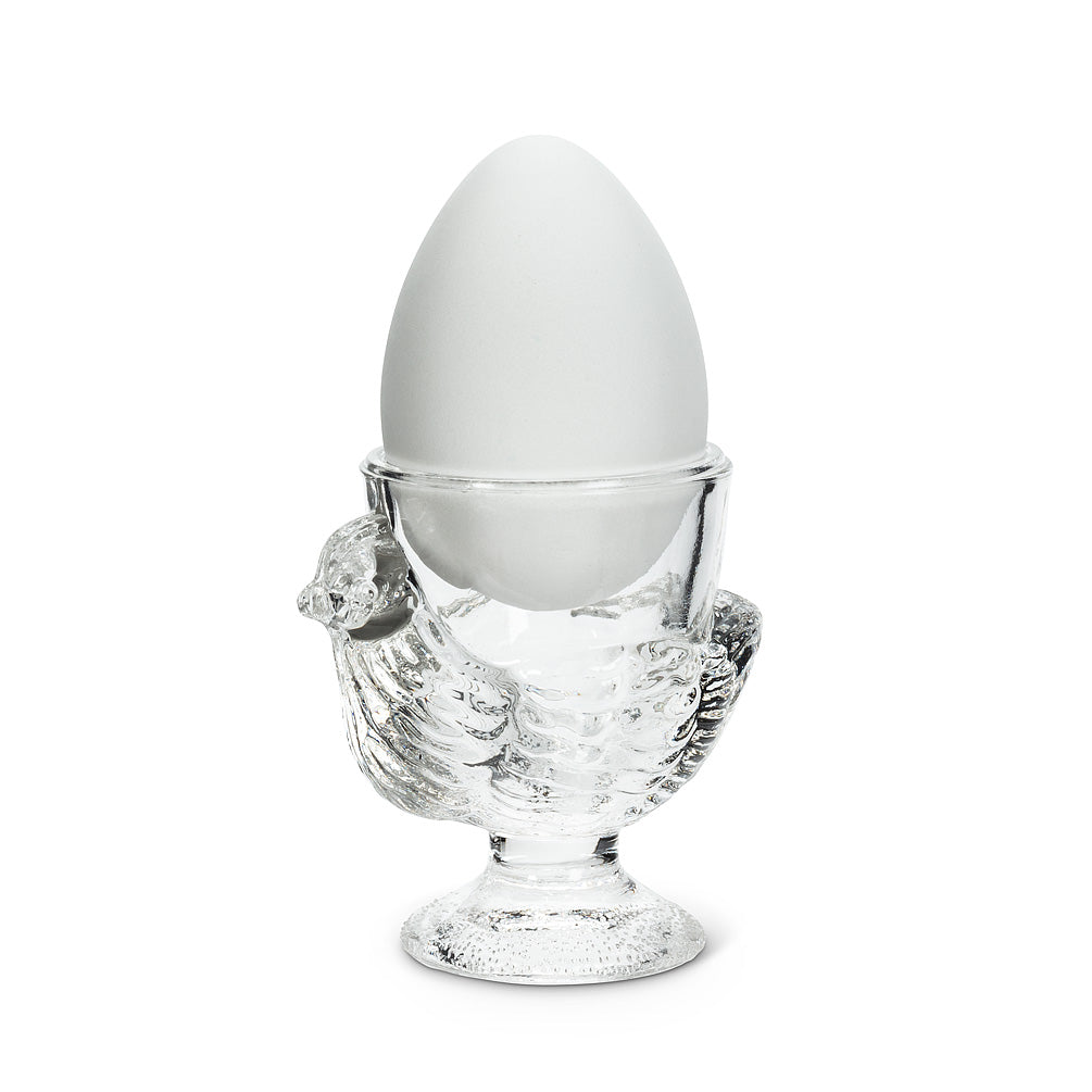 ABBOTT Egg Cup - 3 Inch, Glass Chicken