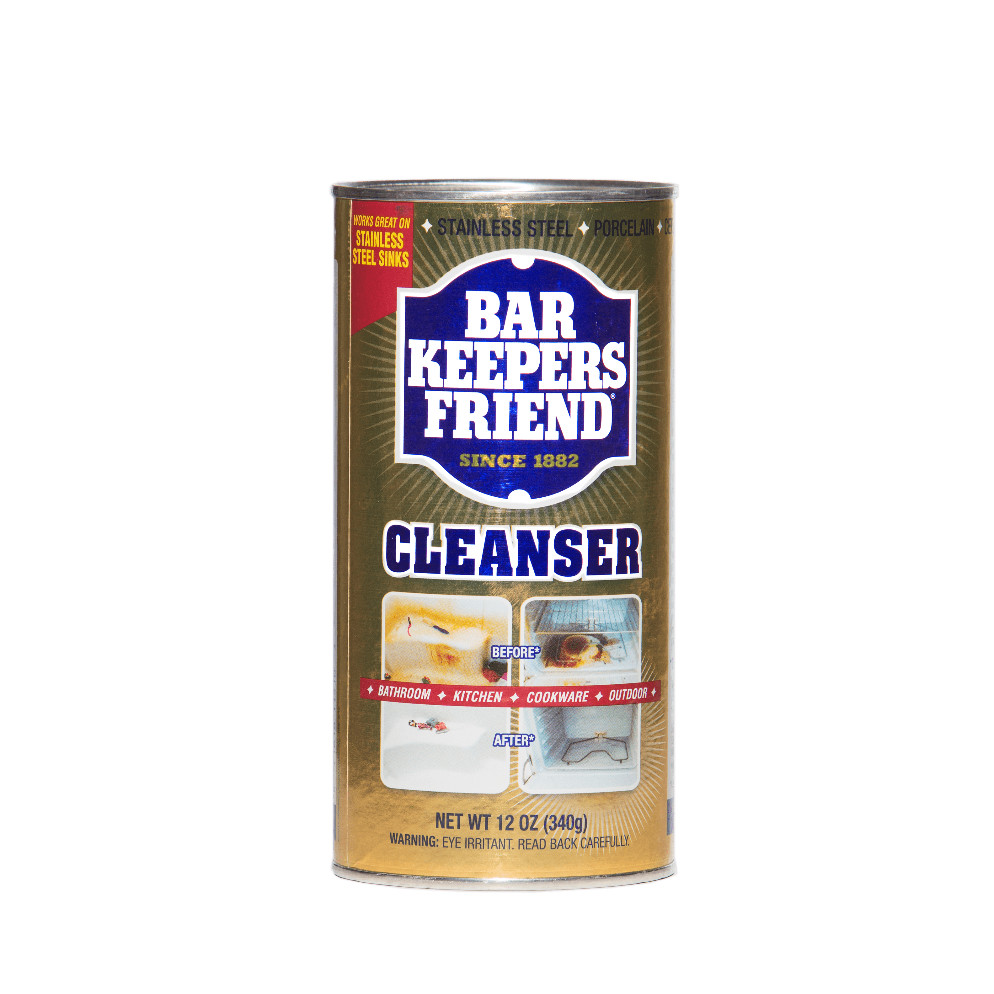BAR KEEPERS FRIEND Powder Cleanser - Multipurpose,12 oz – Vinca's Kitchen
