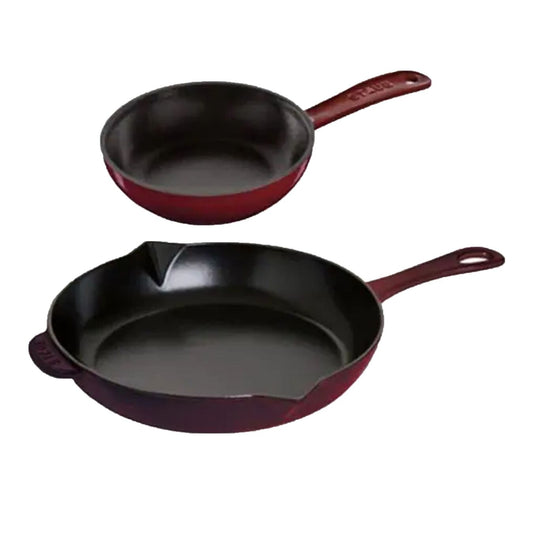 STAUB Fry Pan Set - Grenadine, 16cm & 26cm