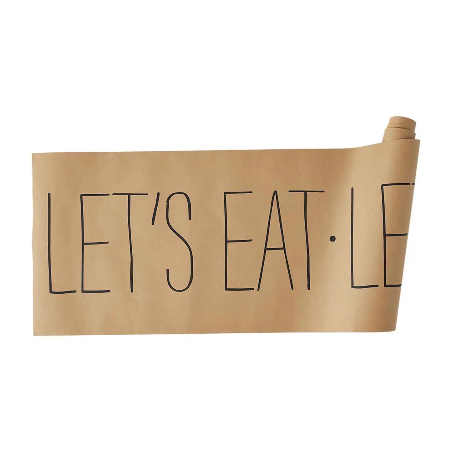 MUD PIE Paper Table Runner - Let's Eat