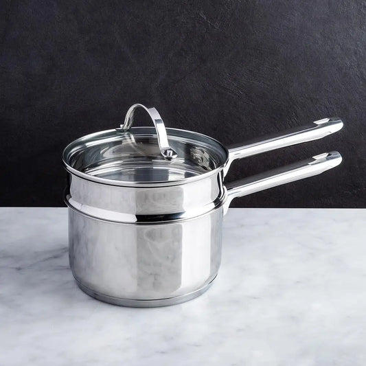 JOSEF STRUASS Tango Double Boiler - 18cm, with Lid