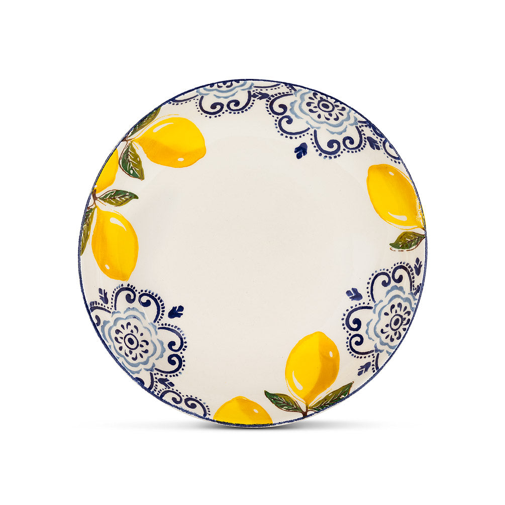 ABBOTT Large Shallow Bowl - Lemon