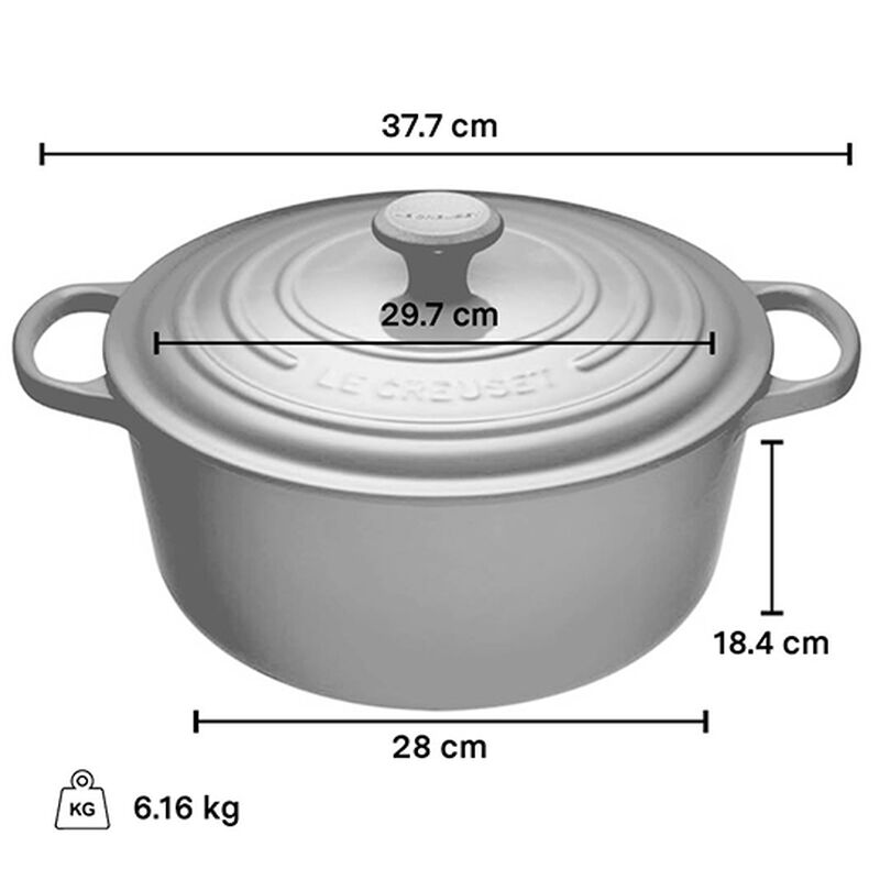 LE CREUSET French Oven - 6.7 L, Round