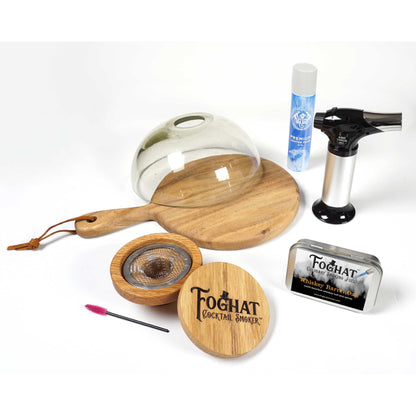 FOGHAT Cloche and Cocktail Smoker Kit