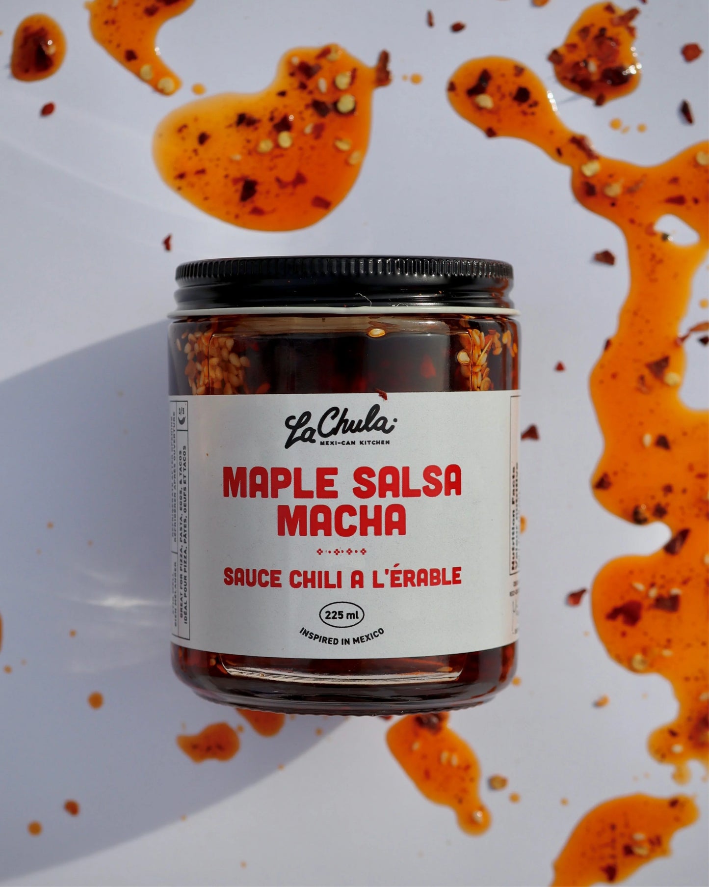 LA CHULA Maple Salsa Macha Chili Oil