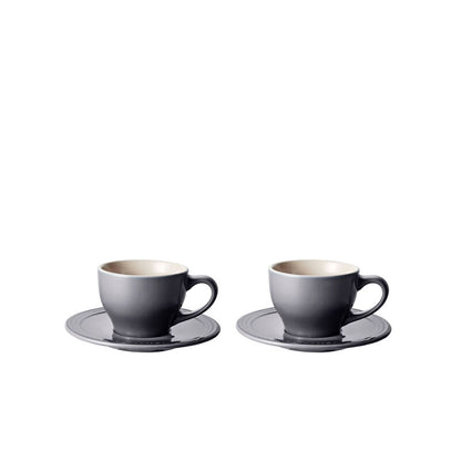 LE CREUSET Cappuccino Cup & Saucer - Set of 2