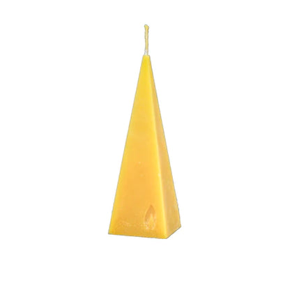 HONEY CANDLE Beeswax Pyramid Candle
