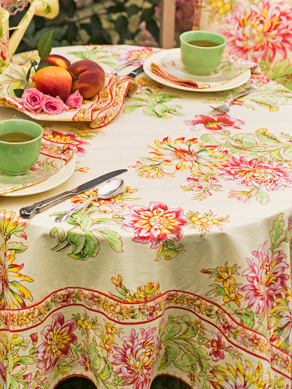 APRIL CORNELL Tablecloth - Dahlia Days