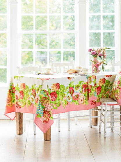 APRIL CORNELL Tablecloth - Coral Spring Gathering