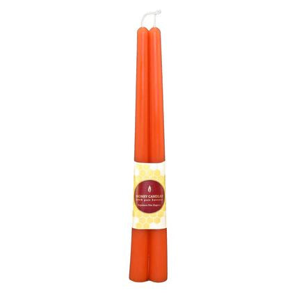 HONEY CANDLES Beeswax Taper Candles - Set of 2