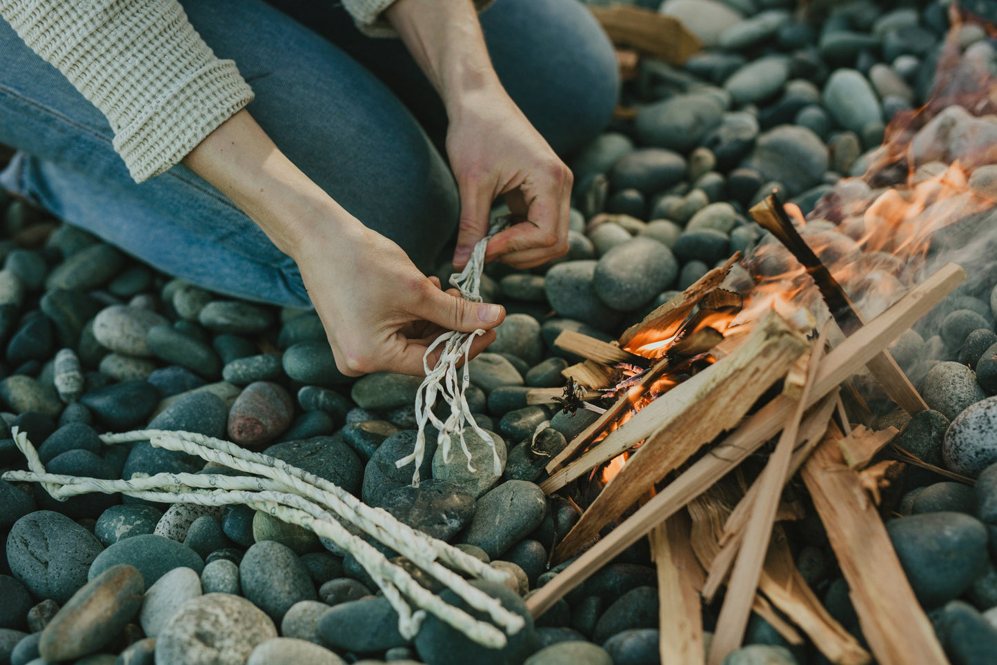 ABEEGO "Small Batch" Beeswax Fire Starter