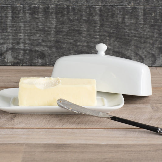 NOW DESIGNS Ceramic Butter Dish - Rectangular
