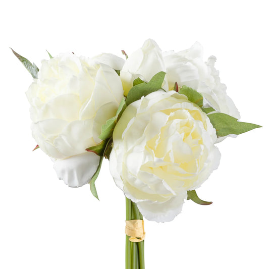 TORRE & TAGUS White Peony Bunch